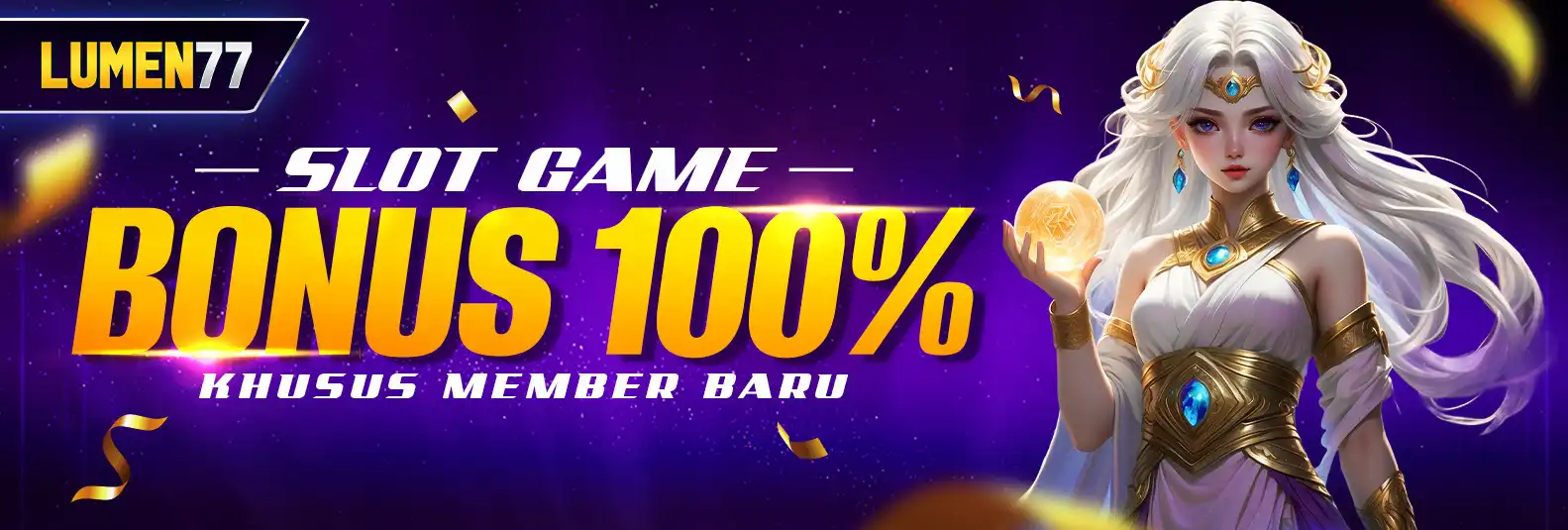 BONUS MEMBER BARU 100% SLOT